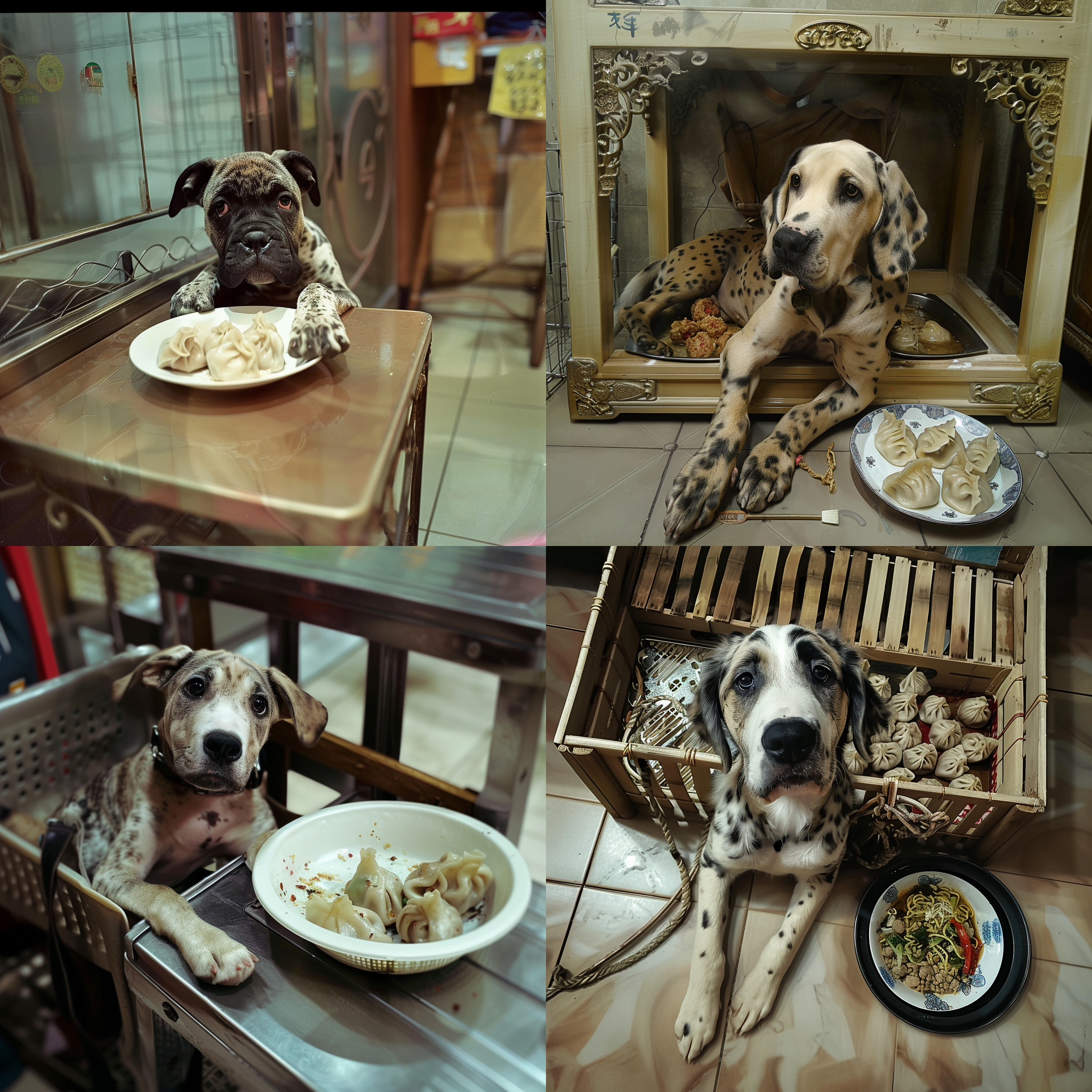 Luca在美術館吃水餃牛肉麵，怎麼感覺不像美術館？！