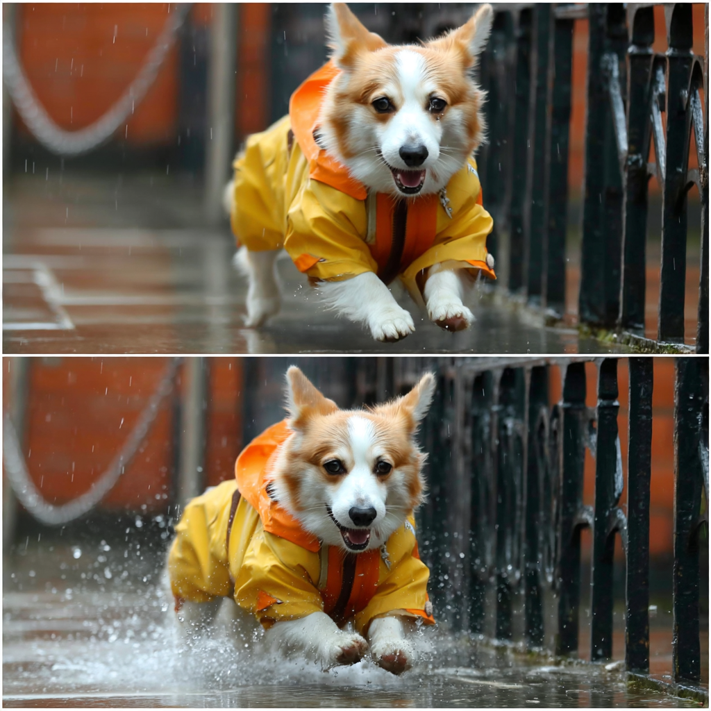 放學時候的豪大雨