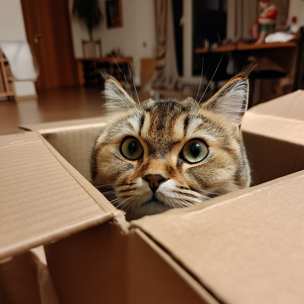 紙箱不要直接回收，先留給我玩！