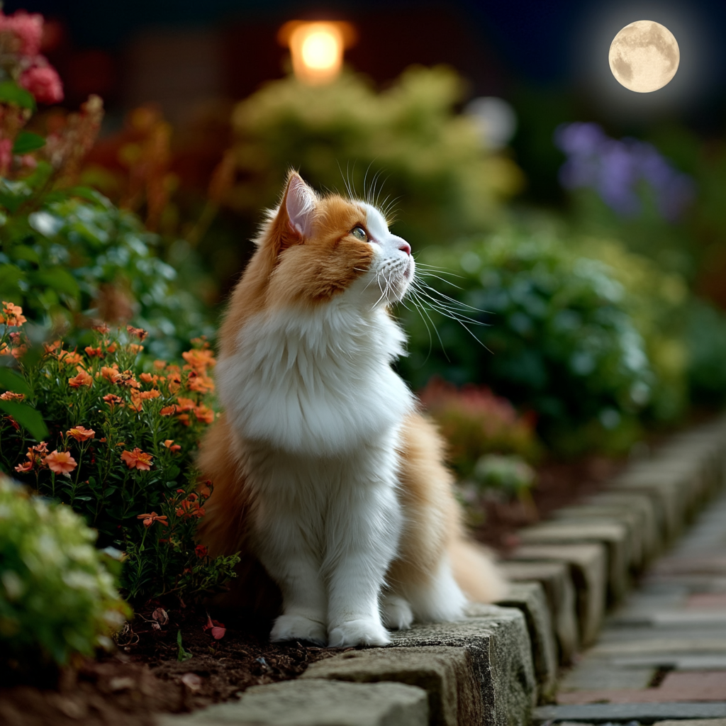 月光下的薇薇。