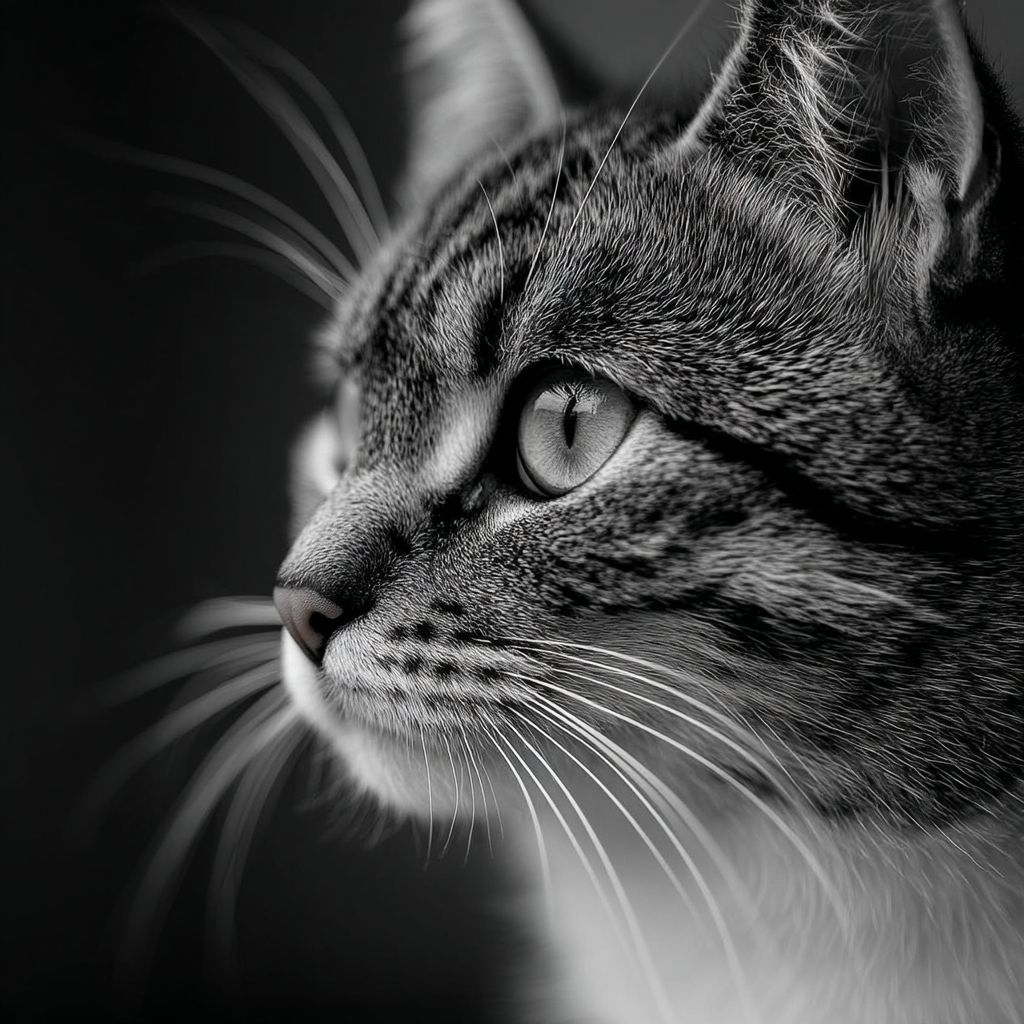 黑白藝術大頭照