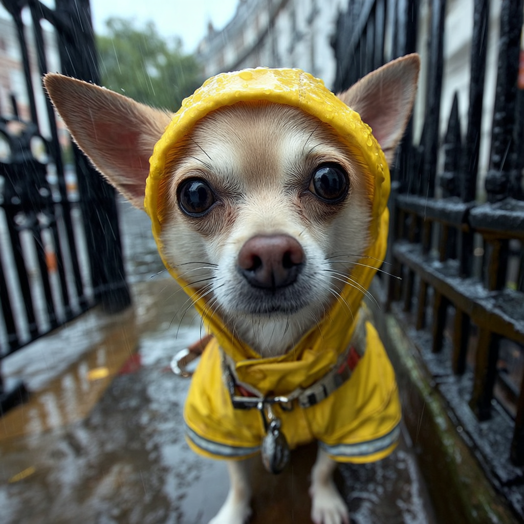 穿雨衣時，要不要露耳朵呢？