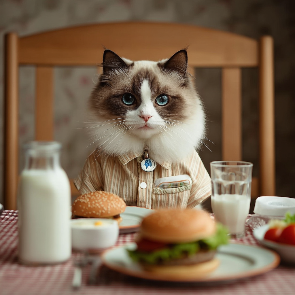 美好的一天已經開始。感謝主賜給我們豐盛的早餐。