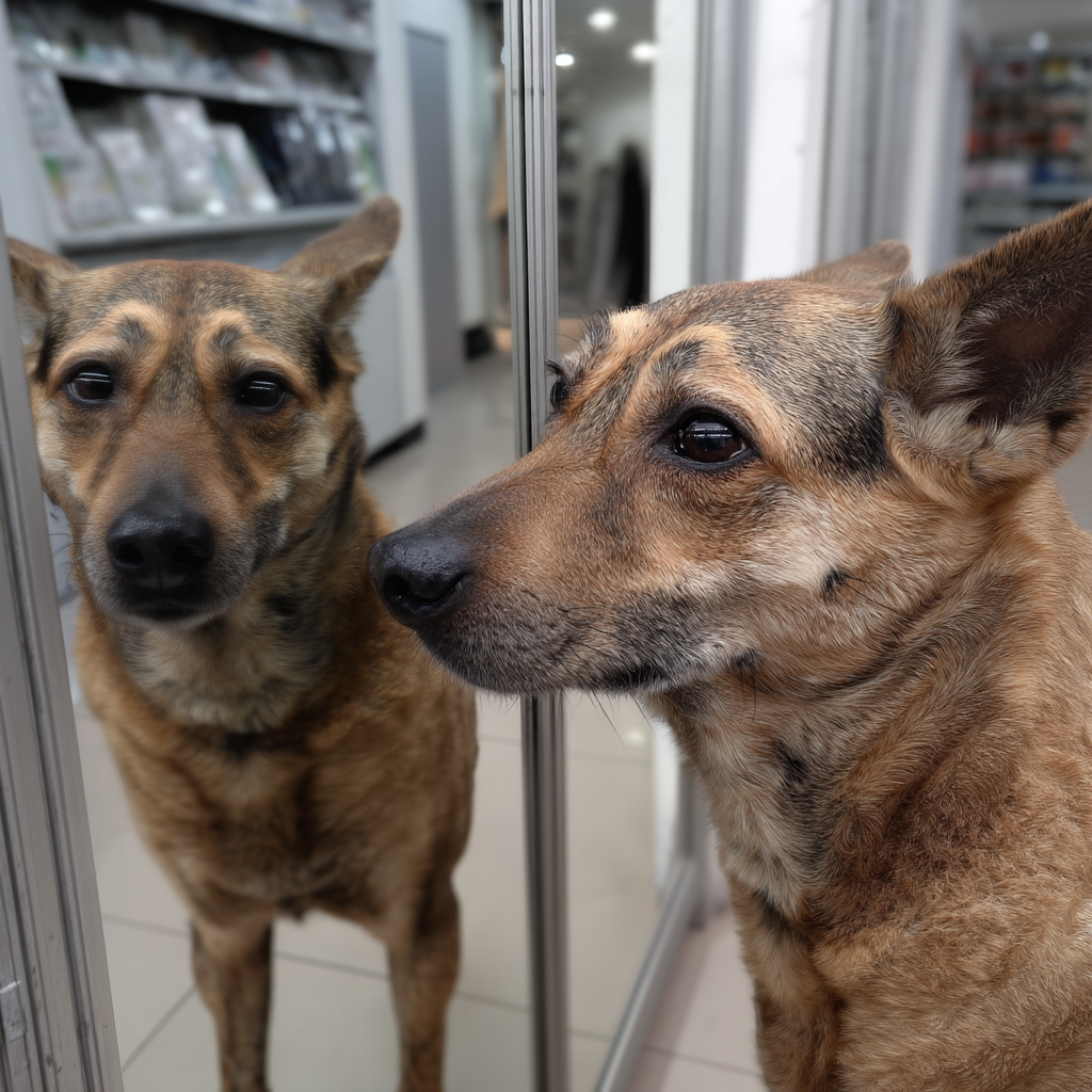 鏡子中的另一個自己！