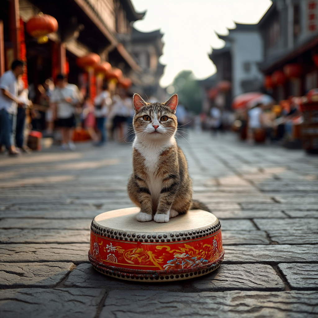 在山頂打鼓給誰聽啊？我們表演場地安排在廣場。