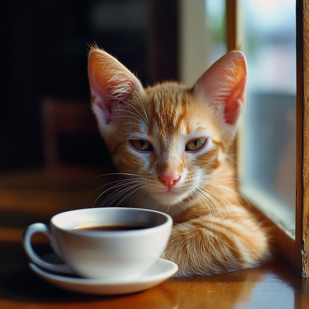 桂花喝咖啡☕️