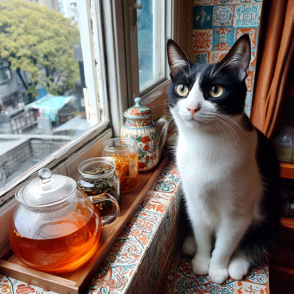 總是喝烘培咖啡，來一壺傳統台灣高山烏龍茶