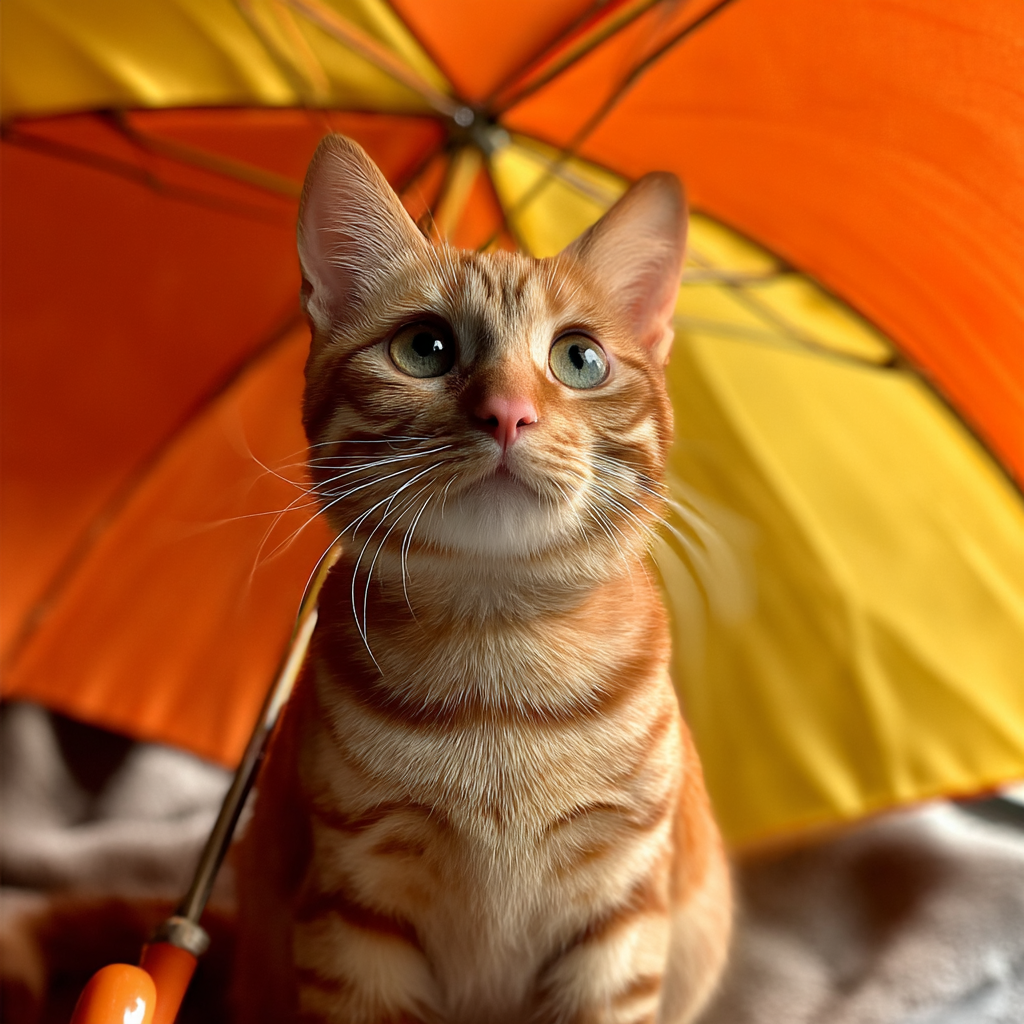 如果不撐把大洋傘，這麼熱怎麼出門！