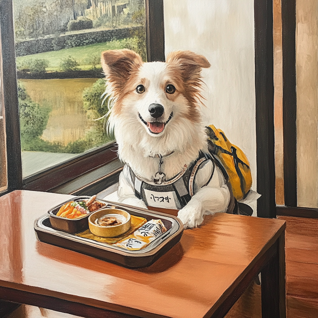 爽爽吹冷氣吃午餐