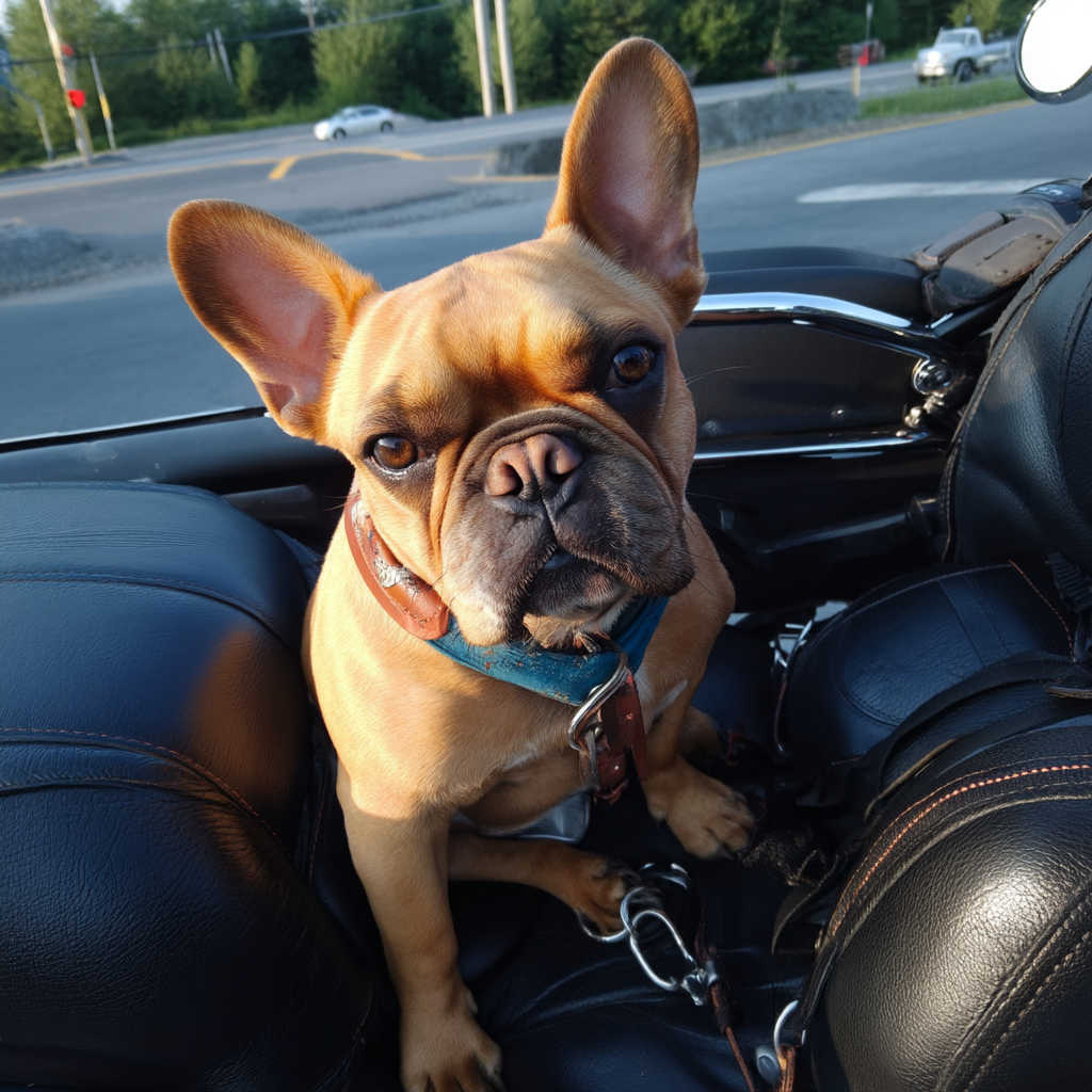 我們也要出發了。帥氣的機車騎士！