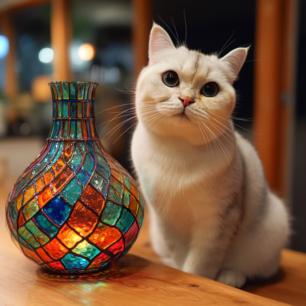 好漂亮的琉璃瓶