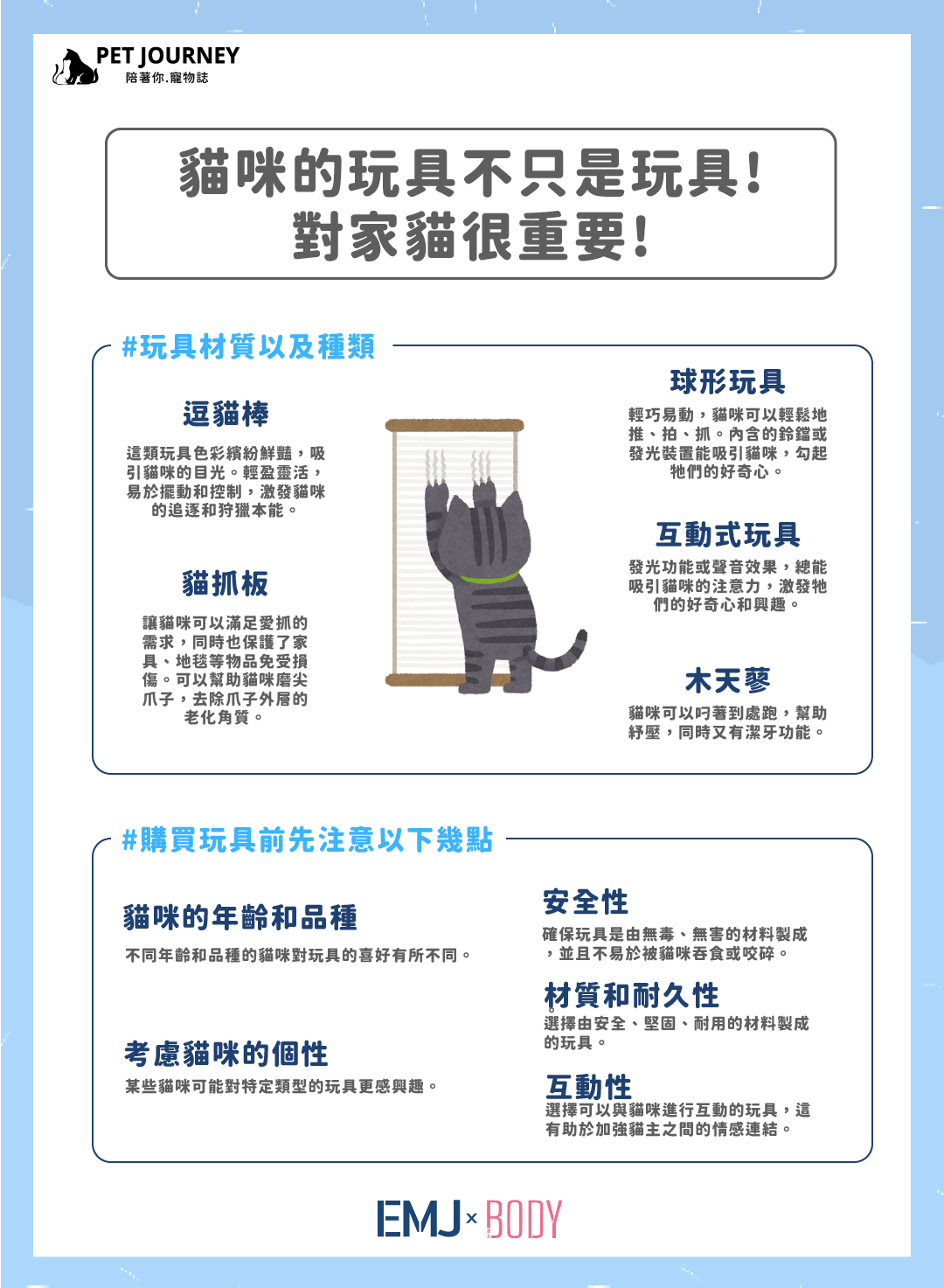 【貓咪的玩具不只是玩具！對家貓很重要！】