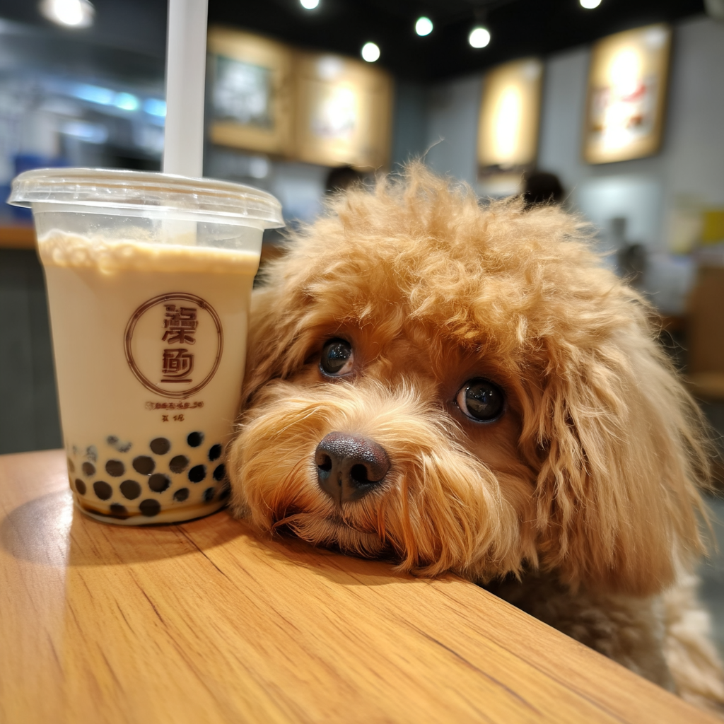 喝大杯珍奶當飯吃