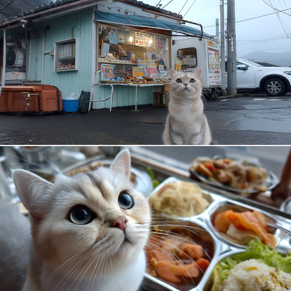 小店家的豐盛餐。