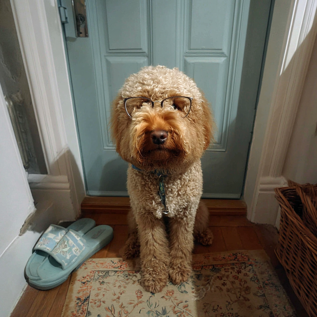 我們家的標準貴賓。凡凡。