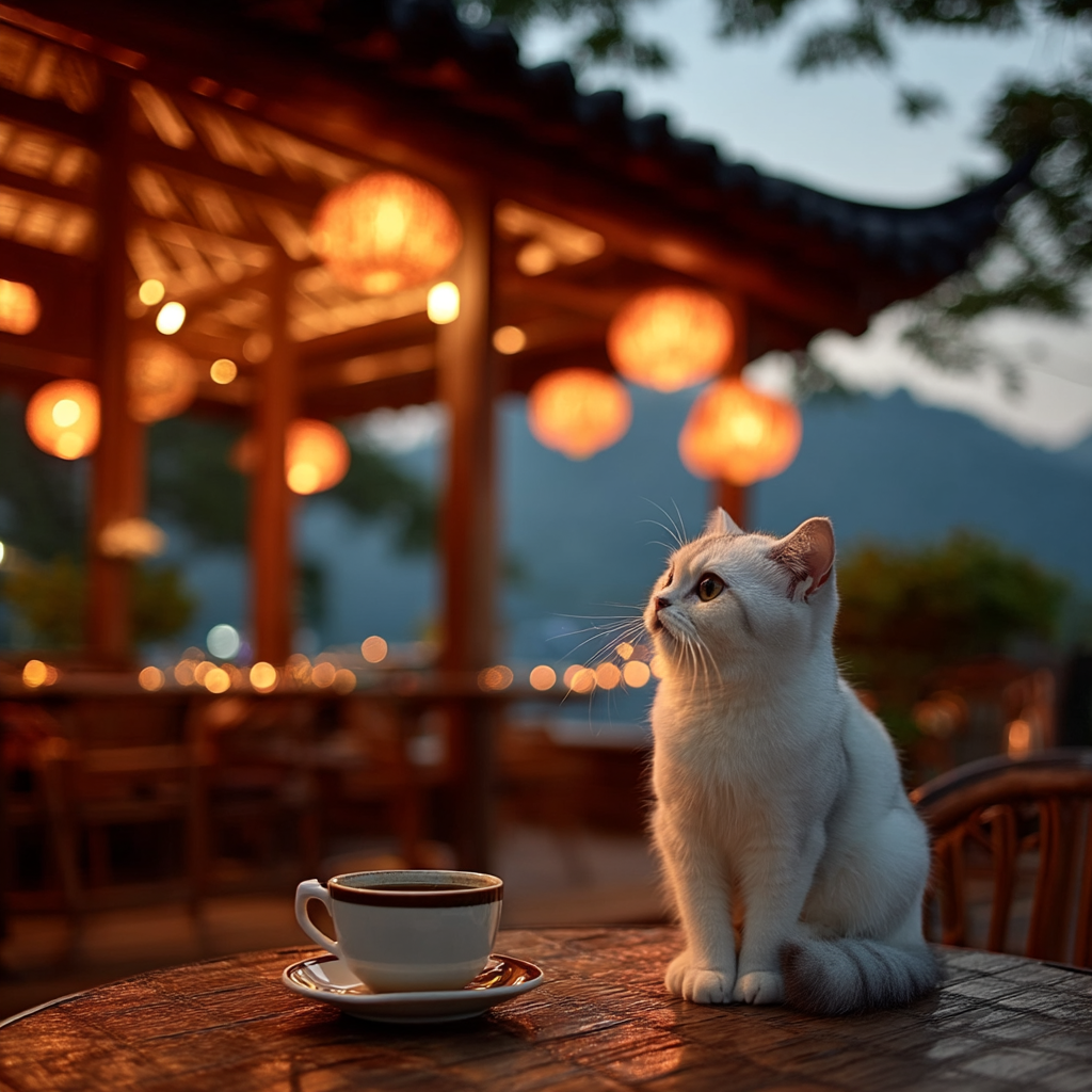 夜已深，夜貓子照常喝咖啡