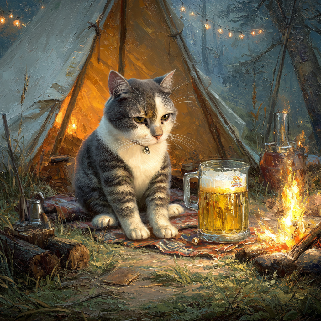 中秋節。佳節愉快。來杯啤酒