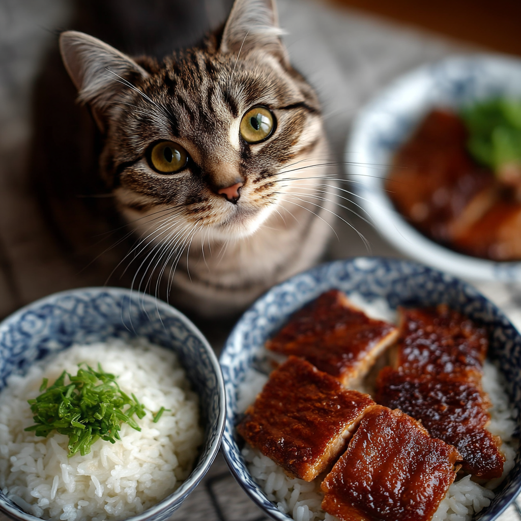 一個排骨飯。一個鰻魚飯。選一個！