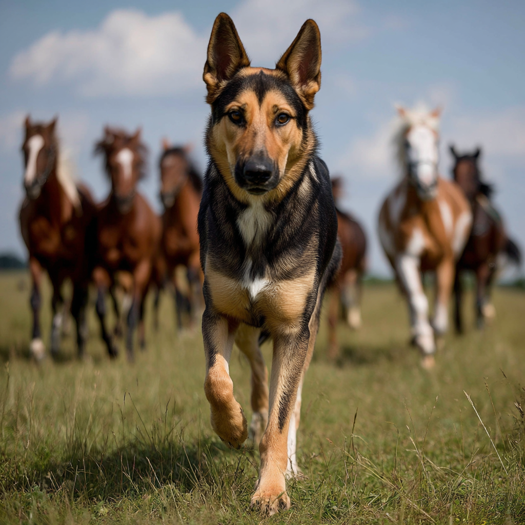 與馬群一起奔騰