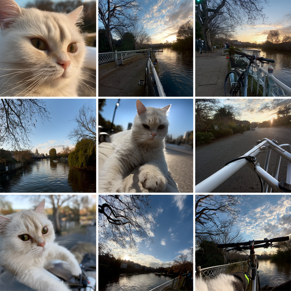 河濱公園騎腳踏車。哈哈哈