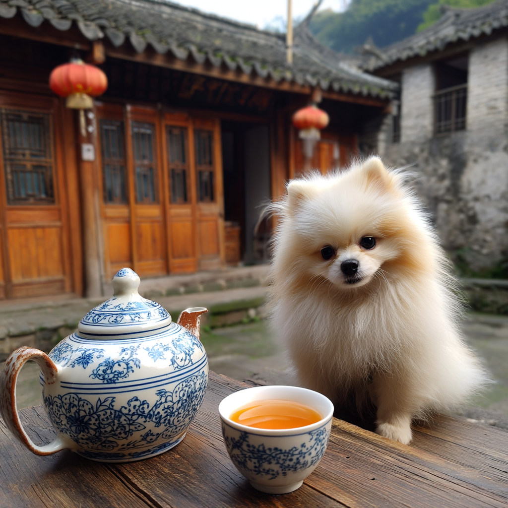 多棒的環境。就算不渴也想坐下來喝杯茶。