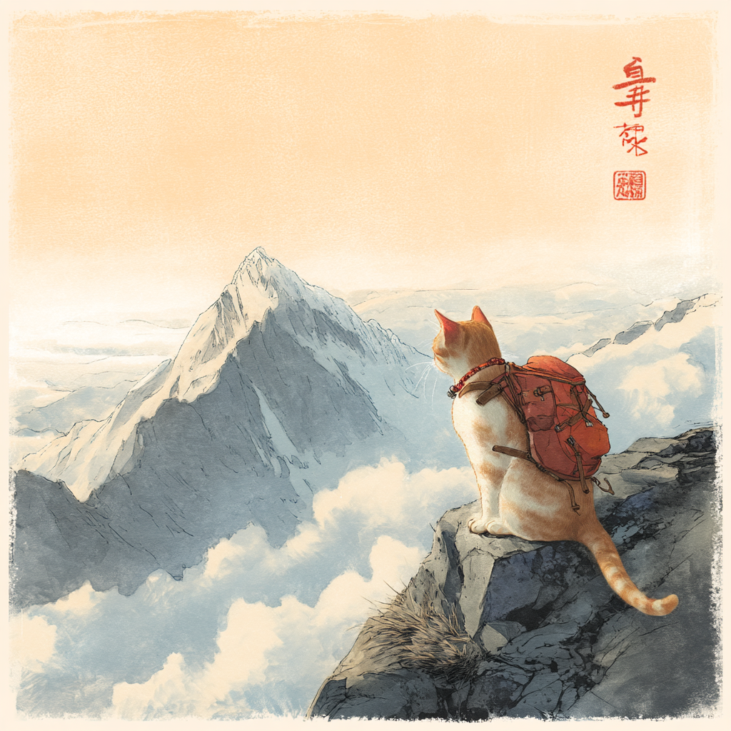 玉山之巔看雲