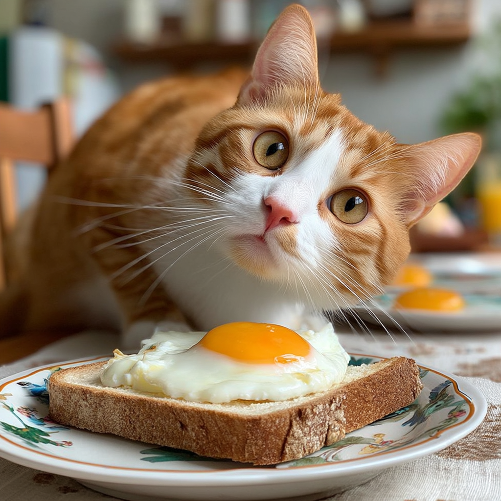 早餐吃什麼？荷包蛋吐司！