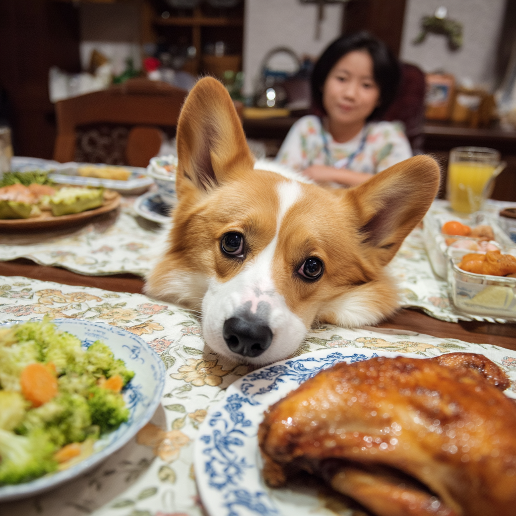 與家人共進晚餐