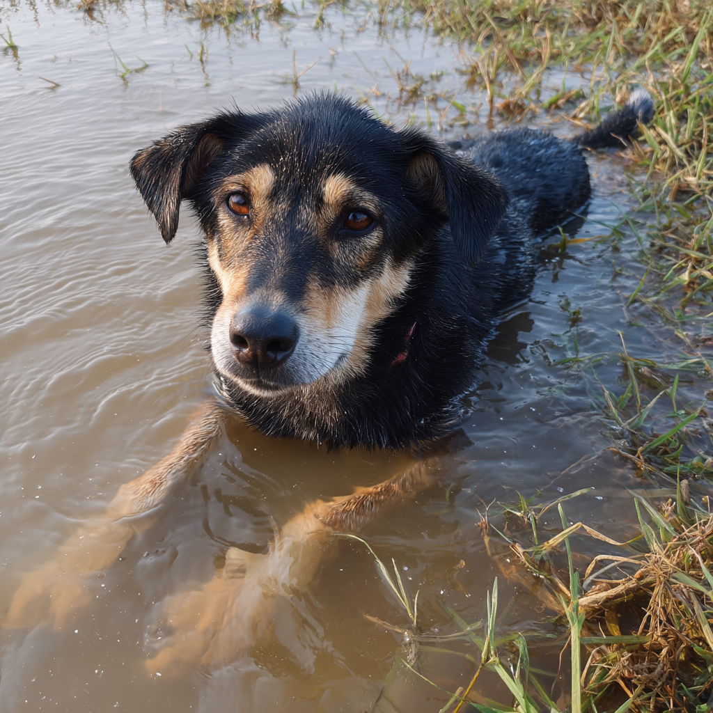下大雨就會淹水的滯洪池