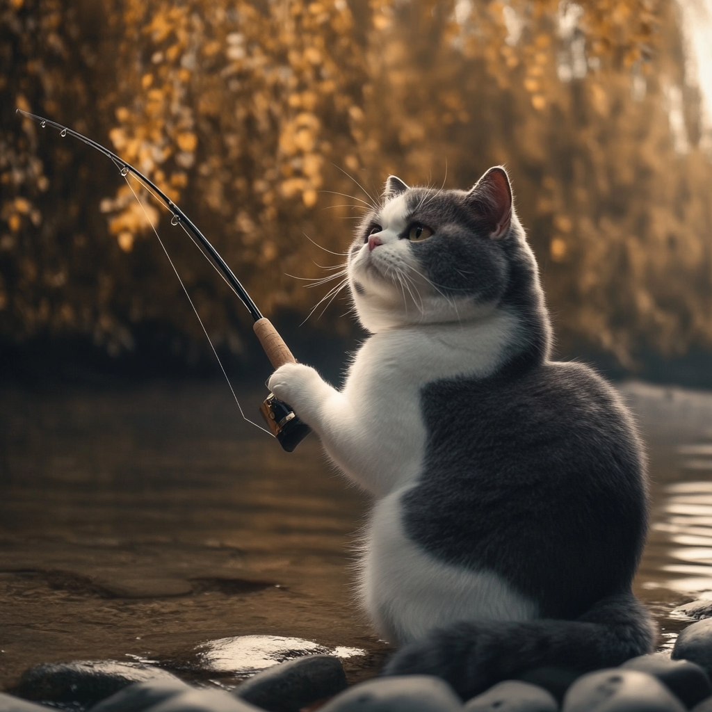 釣到魚了