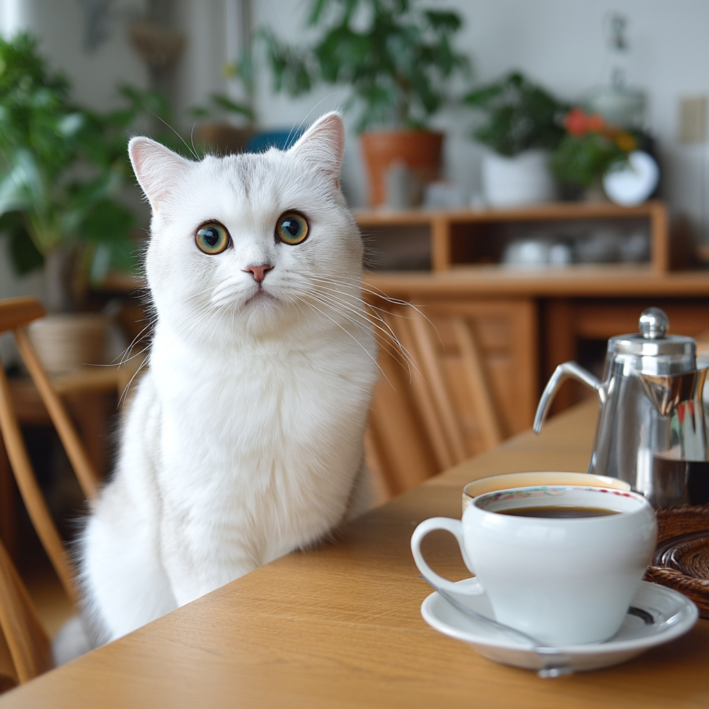 早安。咖啡香氣