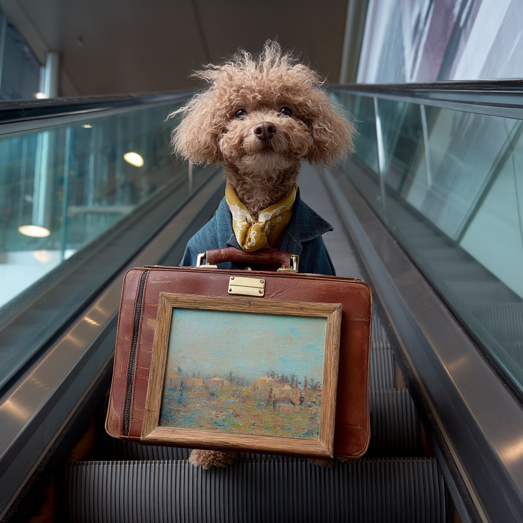 帶著好大的公事包