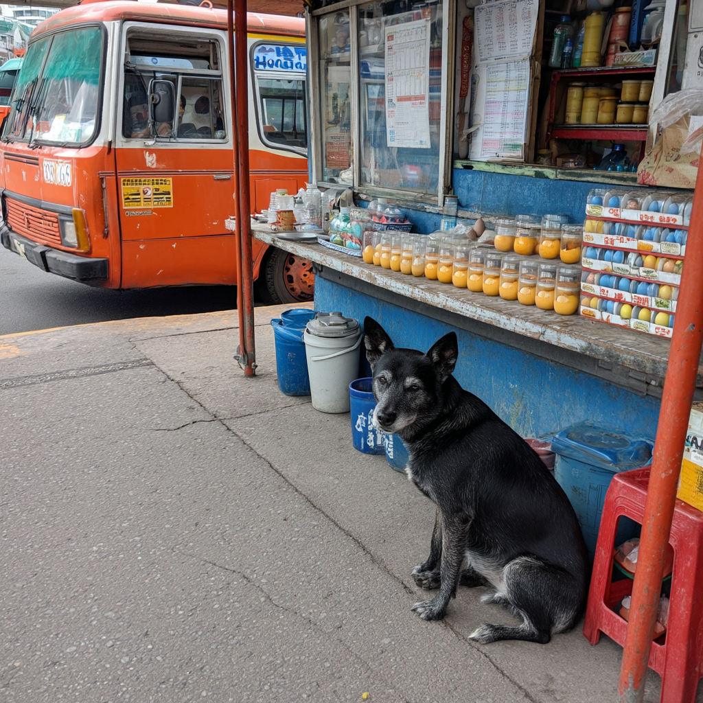 大馬路邊的小店，店長李仁