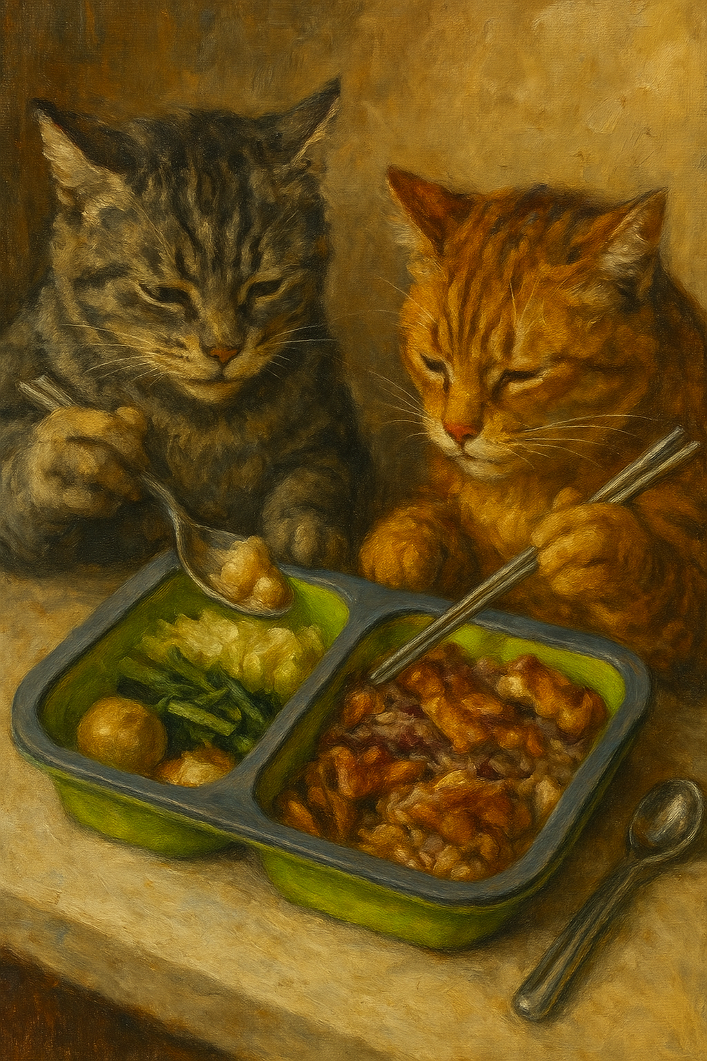 感情好到一起吃飯