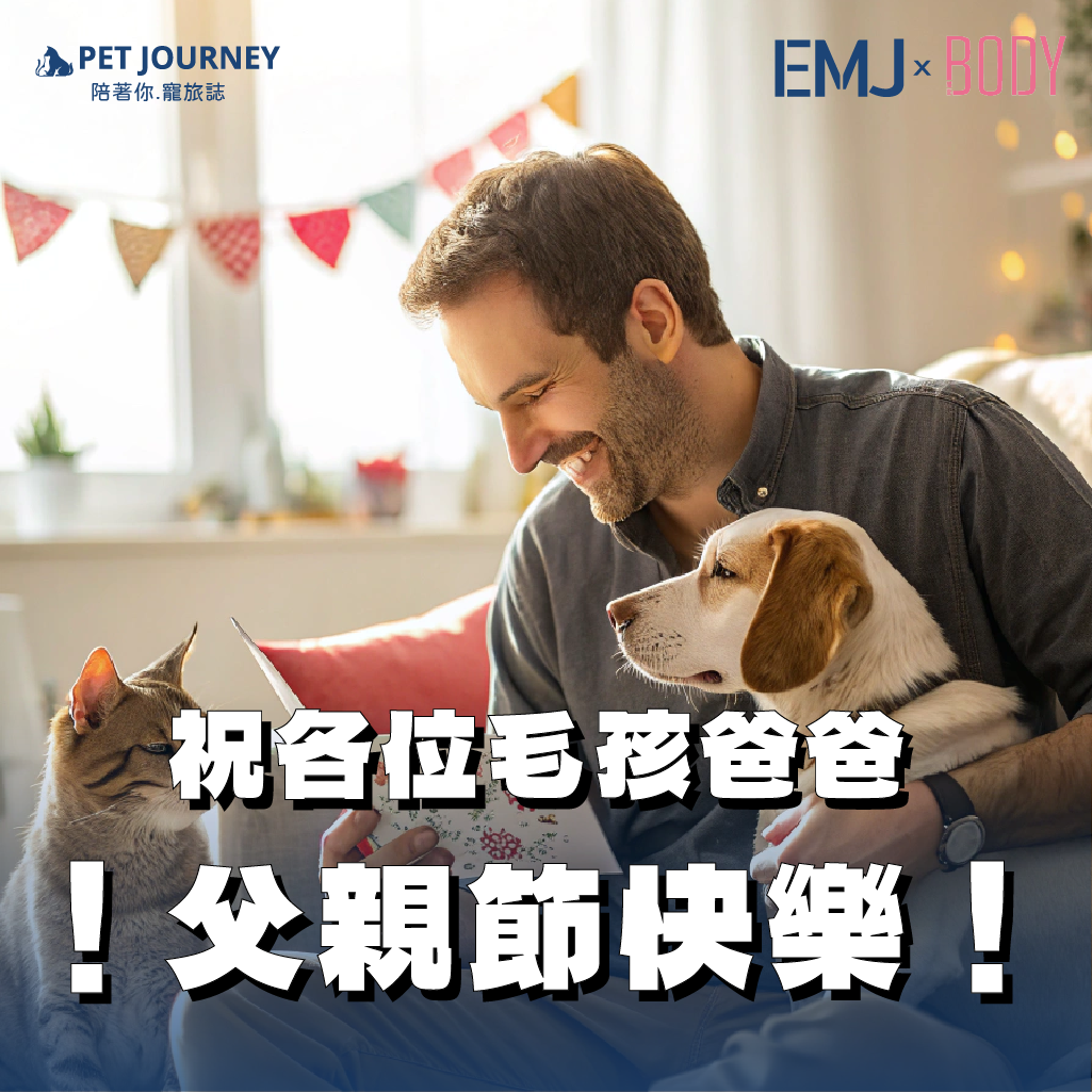 ✨🐶祝各位毛孩爸爸們父親節快樂🐱✨