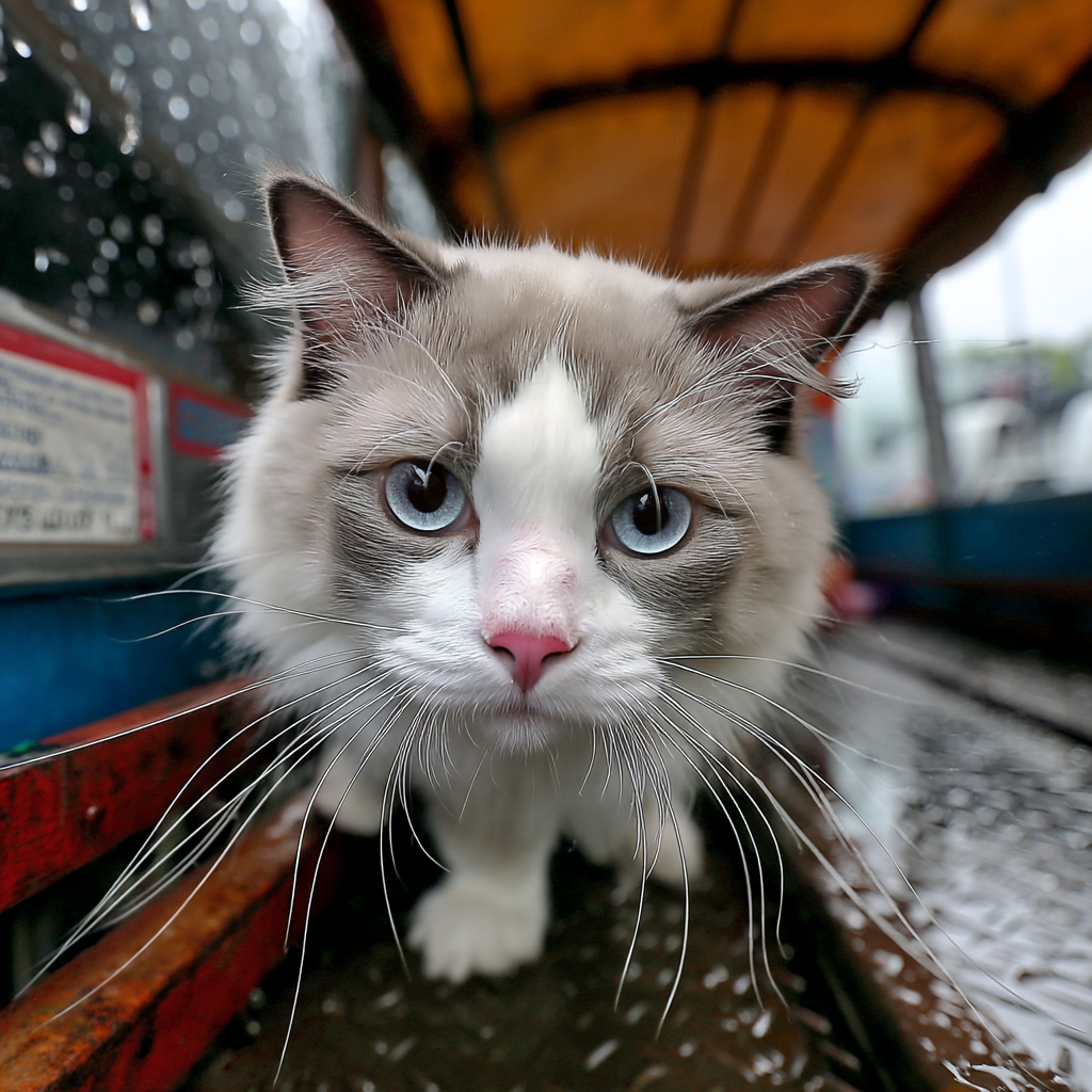 一直都在下雨。