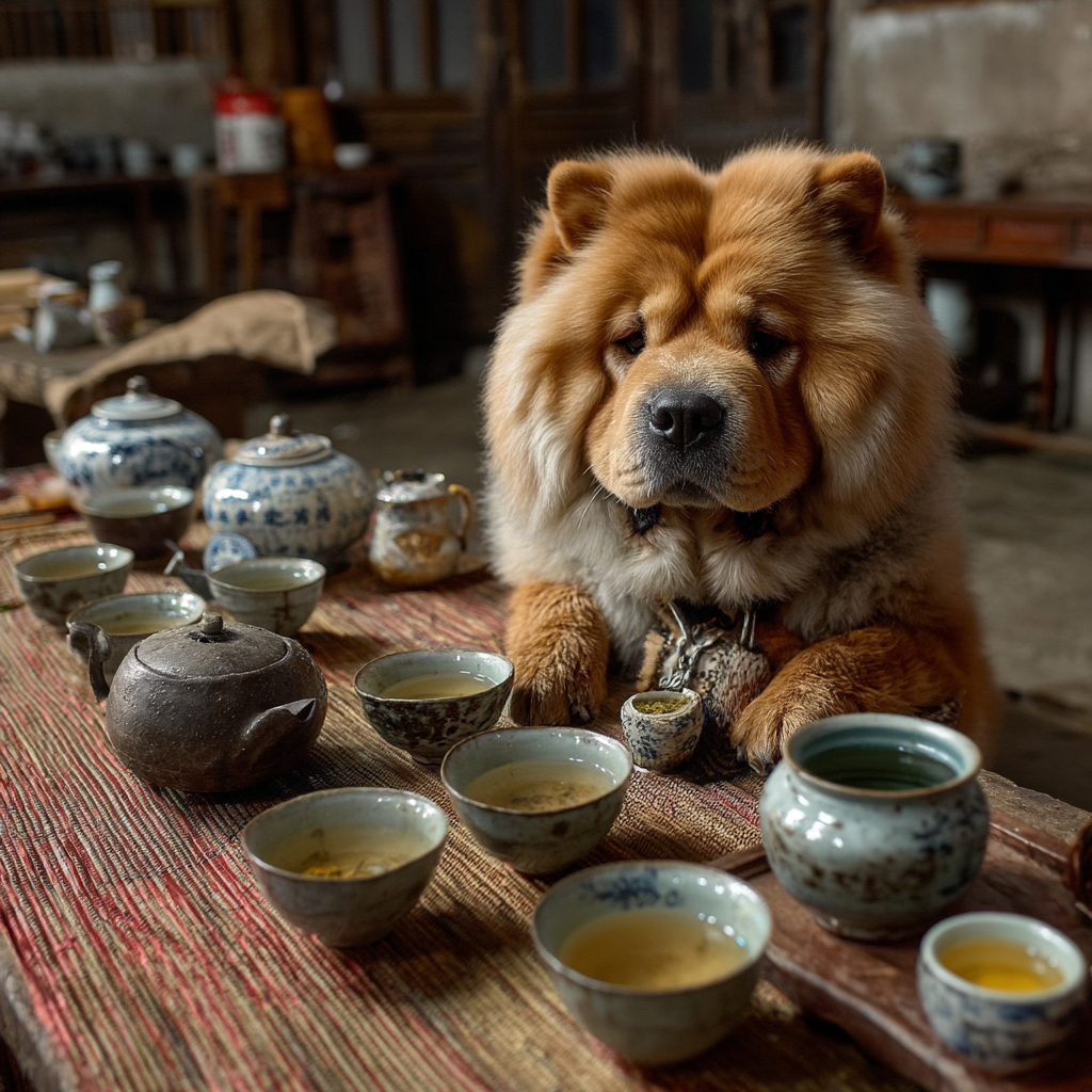 請坐，來喝杯茶。