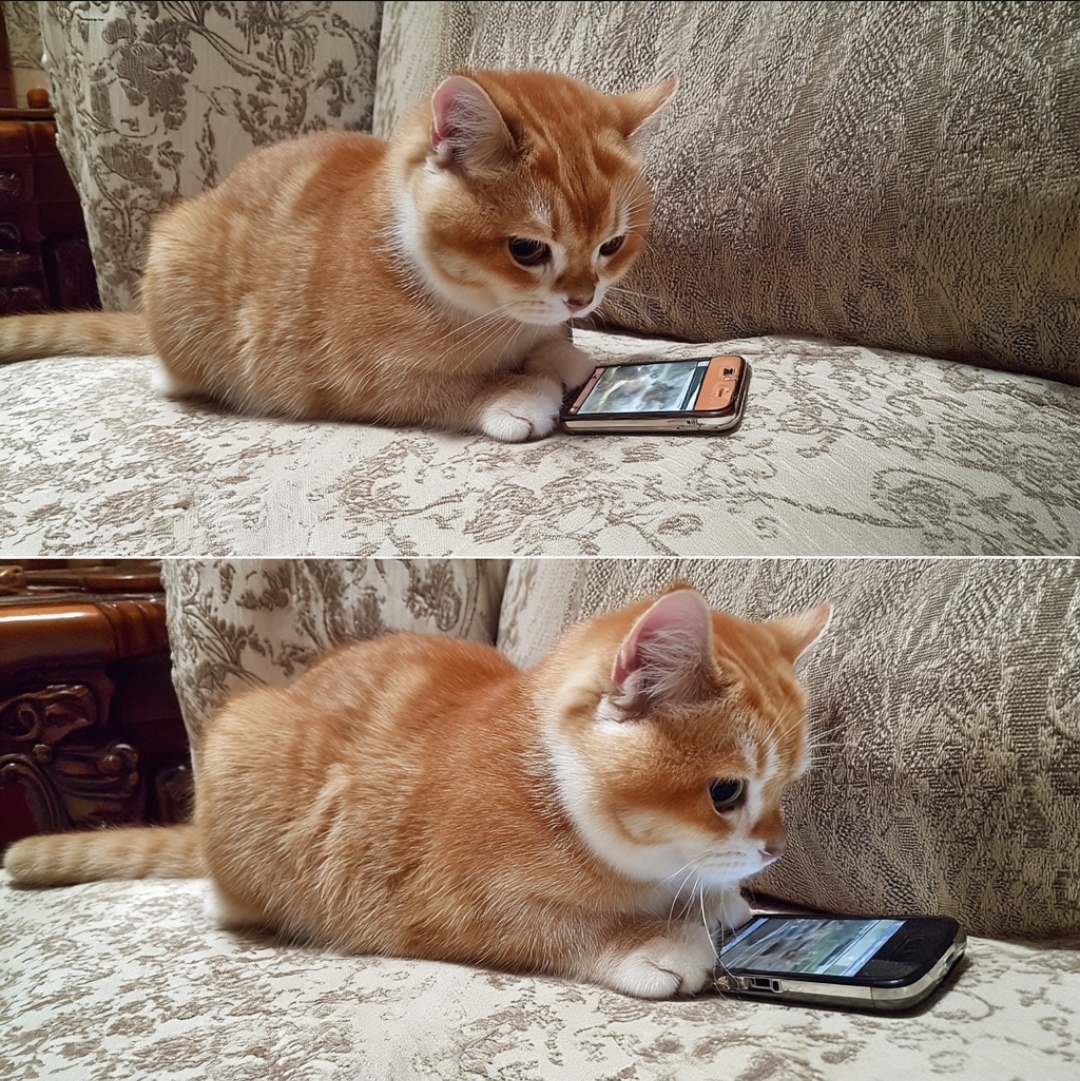 從小就學會玩手機