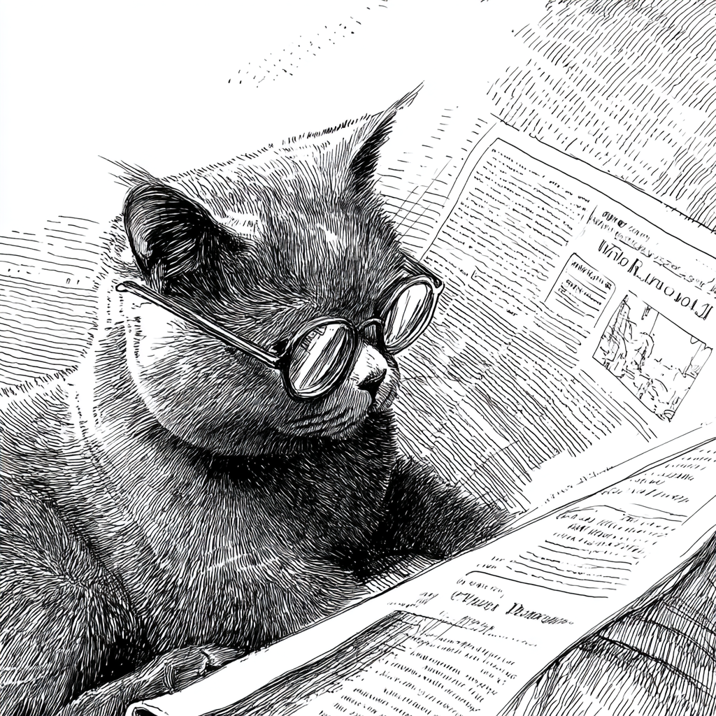 戴著眼鏡好好閱讀