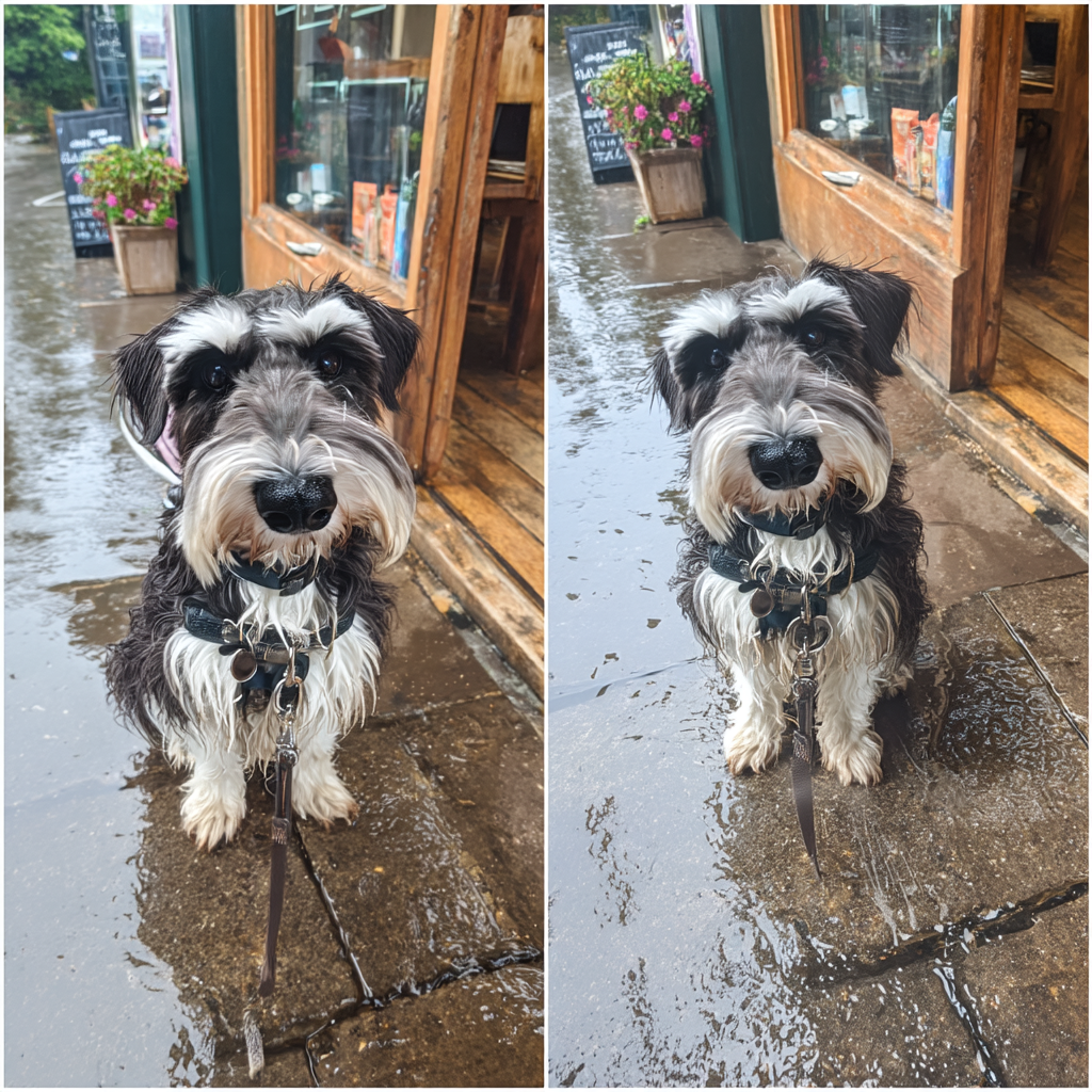 午後雷陣雨，好大的雨。