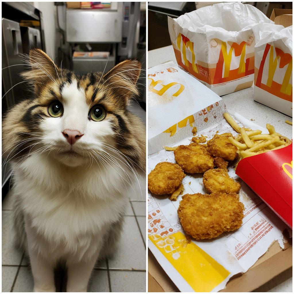 通通吃光光。漢堡／麥克雞塊