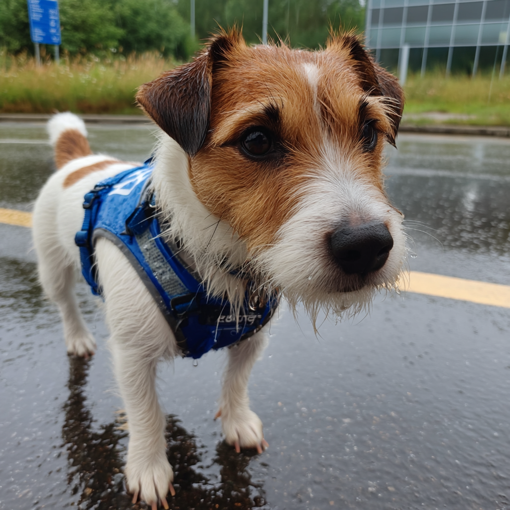 雨太大。需要穿雨衣