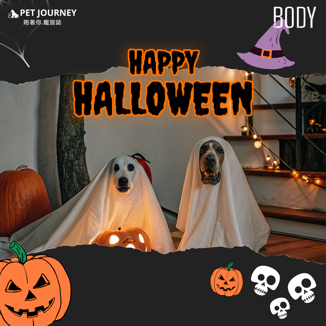 🎃萬聖節快樂🎃大家今年有幫自己的毛孩裝扮嗎👻？歡迎上傳跟大家分享哦～也可以用我們AI功能幫毛孩做裝扮！！
