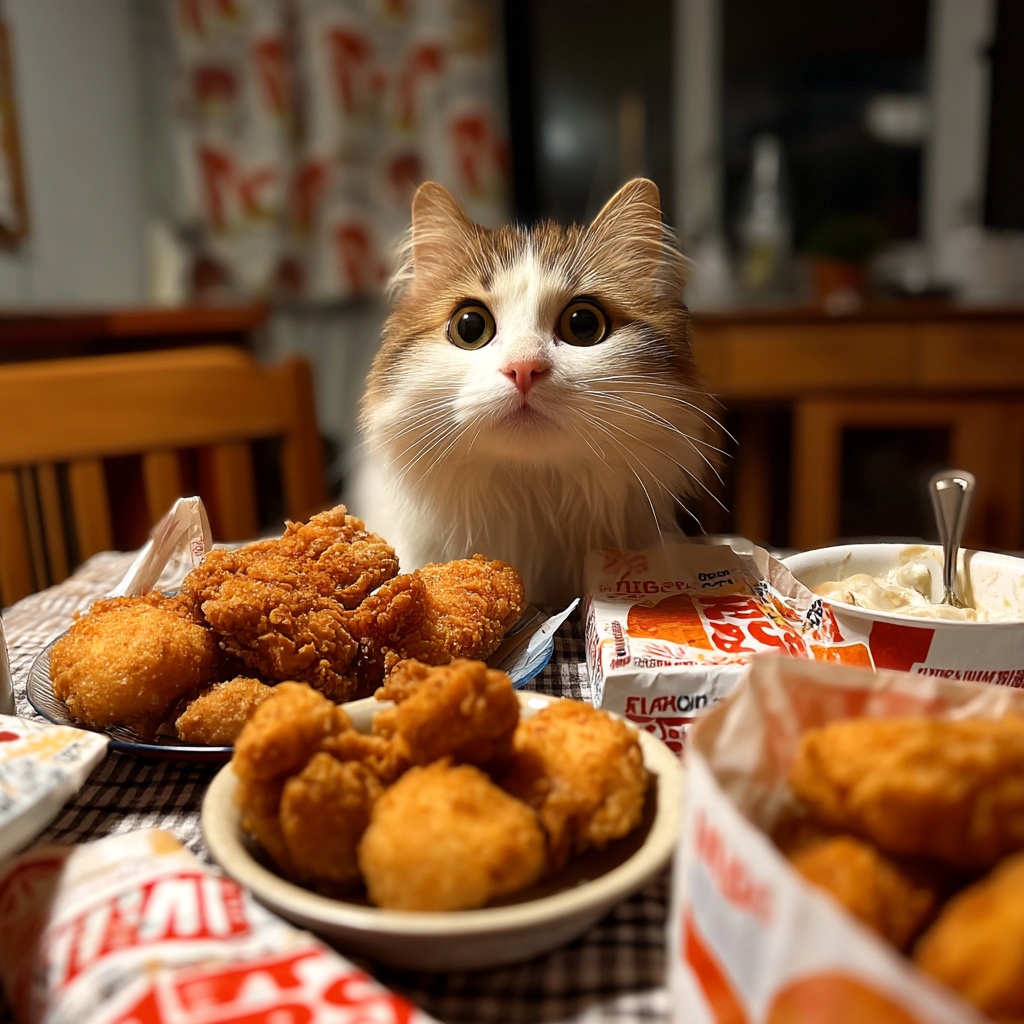 炸雞不夠還有什錦炸物。