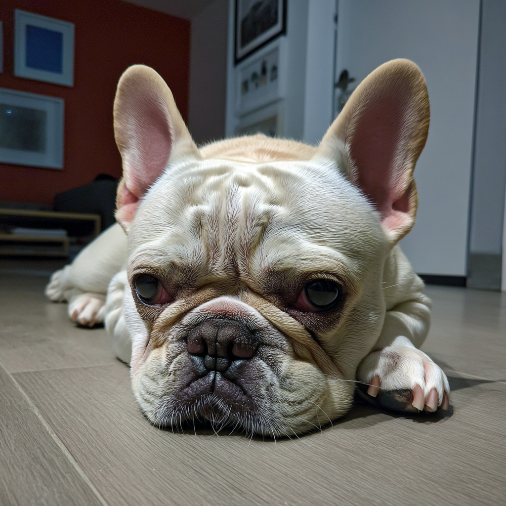 硬是把我放到客廳的地板上