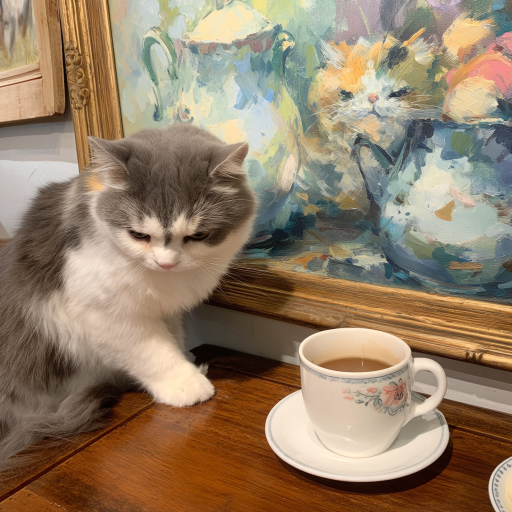 美好的作品。美好的飲品=咖啡。