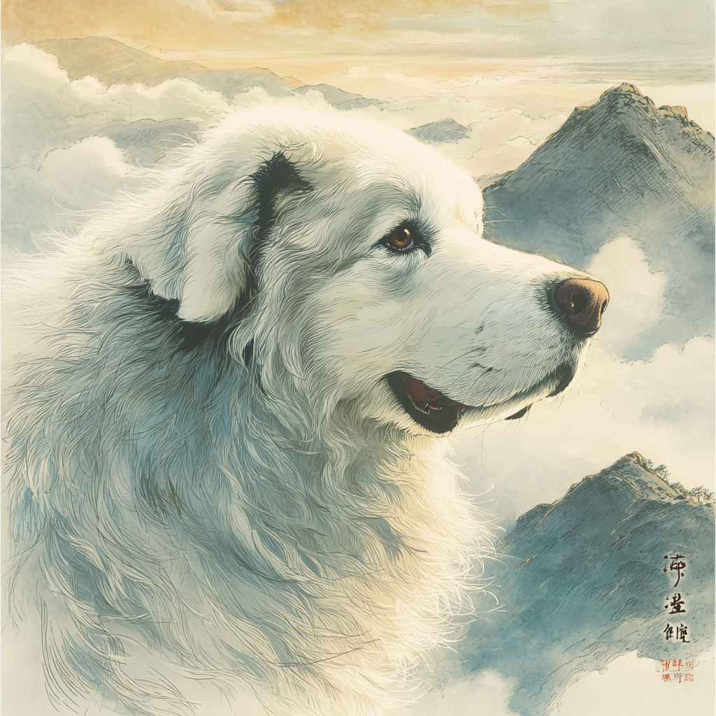 山頂上的神犬